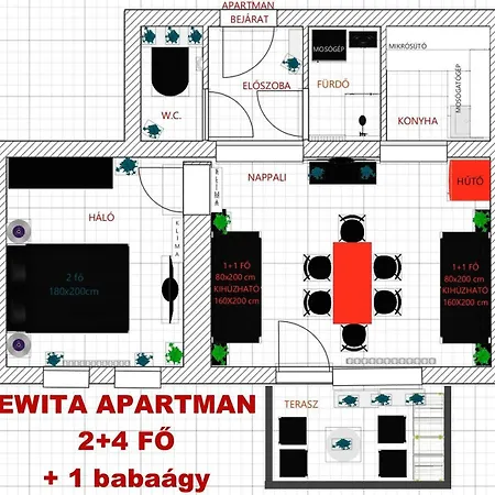 Lägenhet Ewita *